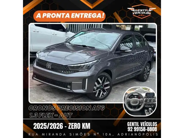 Carro Fiat Cronos 2026 Precision 1.3 AT