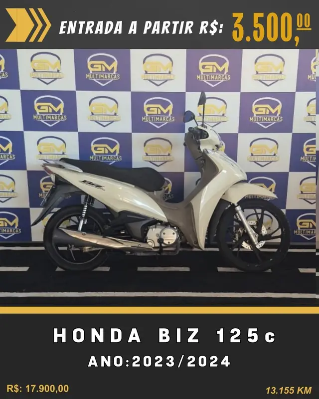 Moto Honda Biz 125i 2024 Flex