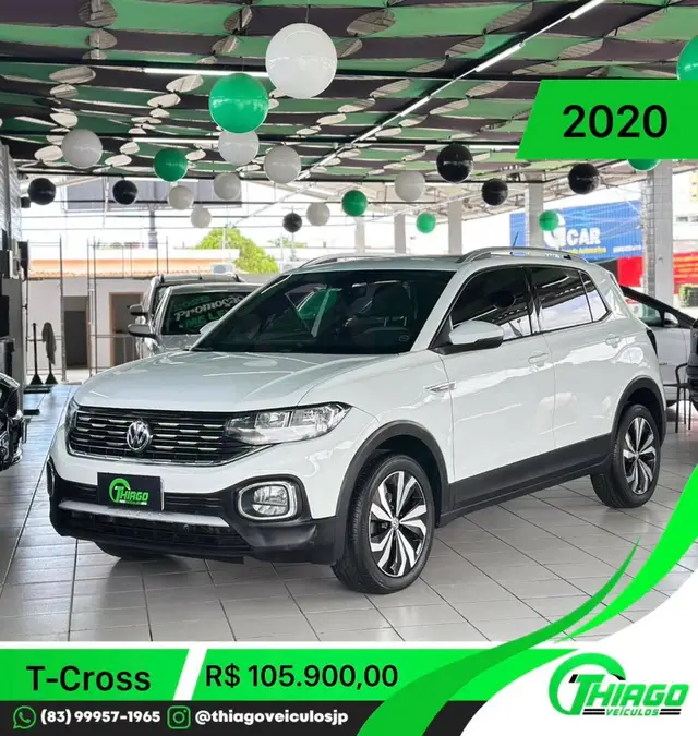 Carro Volkswagen T-Cross 2020 1.4 TSI Highline (Aut) (Flex)