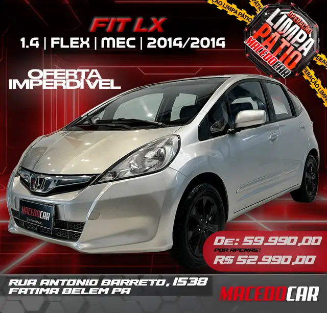 Carro Honda Fit 2014 LX 1.4 (flex)