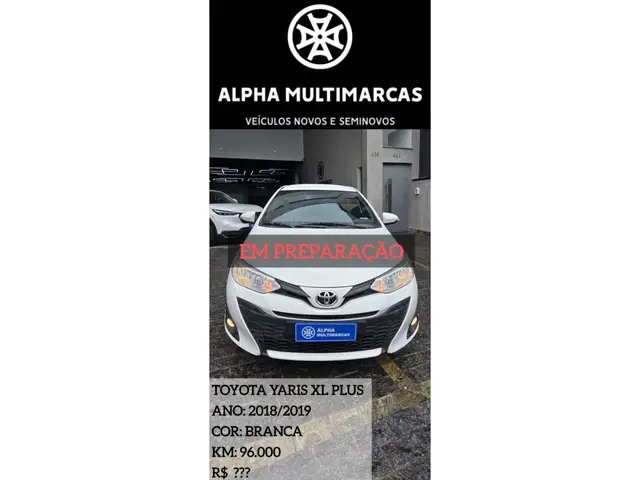 Carro Toyota Yaris 2019 1.3 XL Plus Tech CVT (Flex)