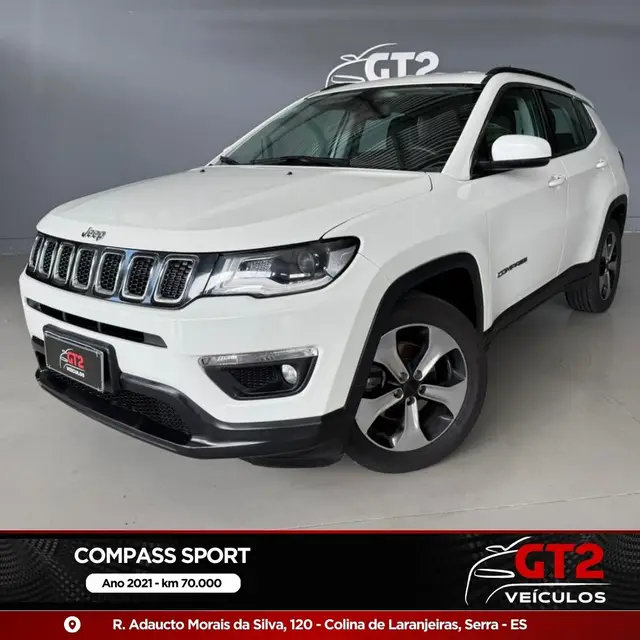 Carro Jeep Compass 2021 2.0 Sport 4x2 (Aut) (Flex)