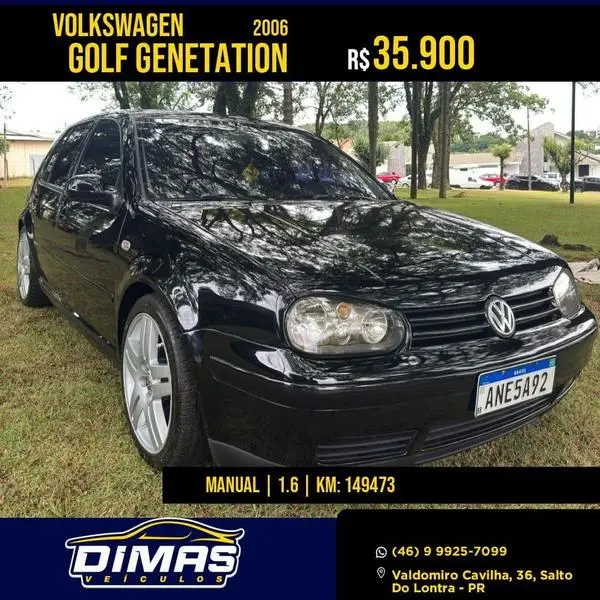 Carro Volkswagen Golf 2006 1.6 (Flex)