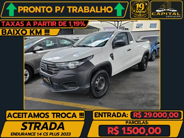 Carro Fiat Strada 2023 Endurance 1.4 Cabine Plus (Flex)