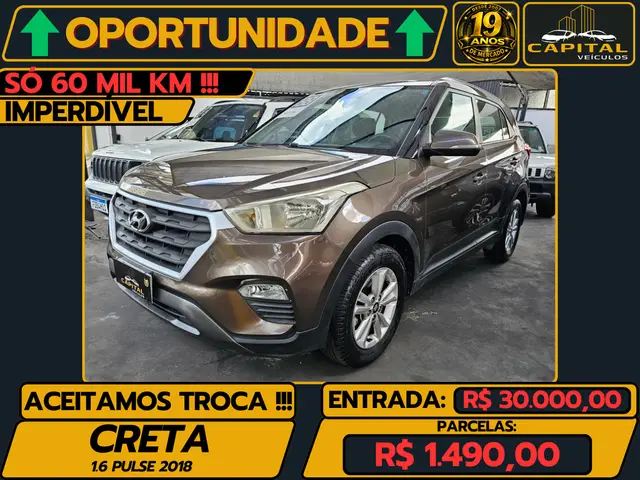 Carro Hyundai Creta 2018 Pulse 1.6 (Flex)
