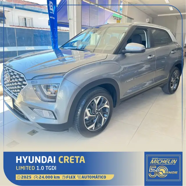 Carro Hyundai Creta 2025 Limited 1.0 Turbo (Aut) (Flex)