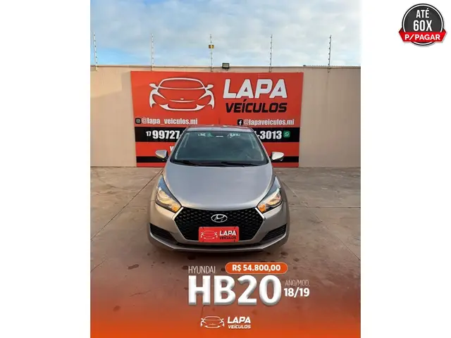 Carro Hyundai HB20 2019 1.0 Unique (Flex)