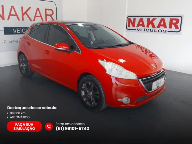 Carro Peugeot 208 2016 Griffe 1.6 16V (Flex) (Aut)