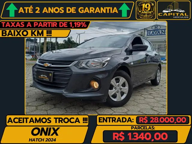 Carro Chevrolet Onix 2024 1.0