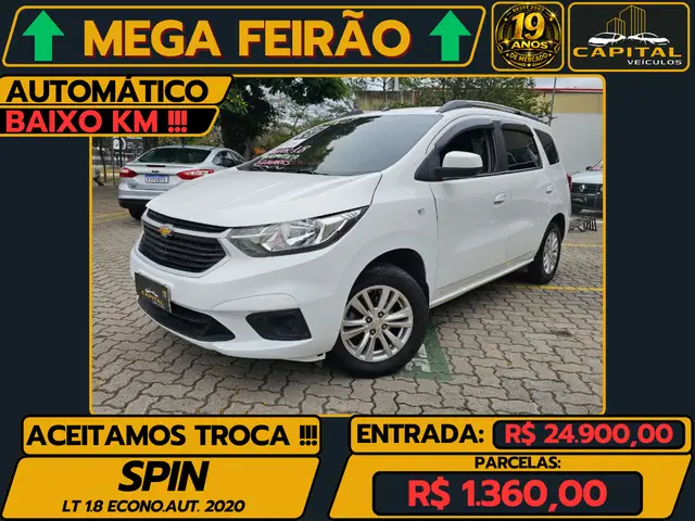 Carro Chevrolet Spin 2020 LT 5S 1.8 (Flex) (Aut)