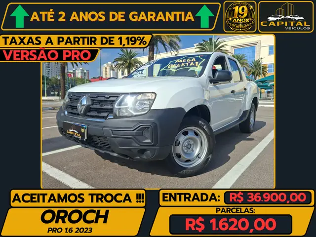 Carro Renault Oroch 2023 Pro 1.6 (Flex)