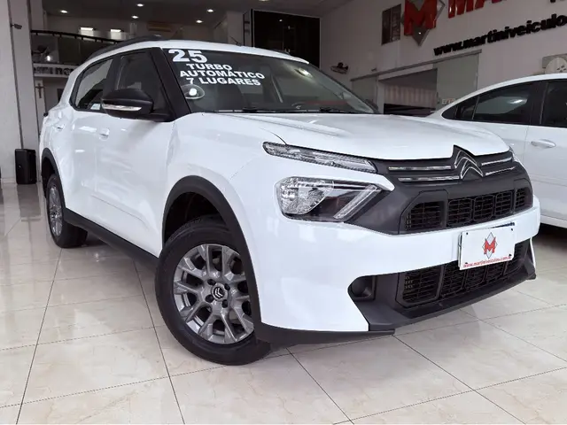 Carro Citroën C3 Aircross 2025 Shine 1.0 Flex Turbo 200 AT