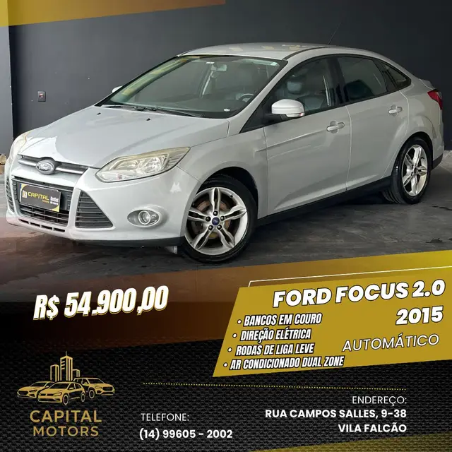 Carro Ford Focus Hatch 2015 SE 2.0 16V PowerShift