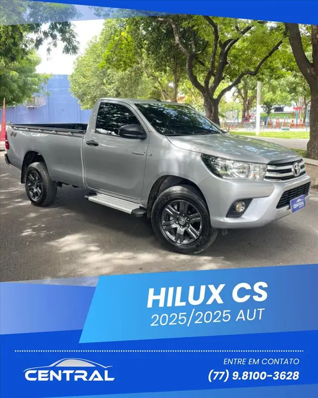 Carro Toyota Hilux Cabine Simples 2025 2.8 TDI 4x4 AT
