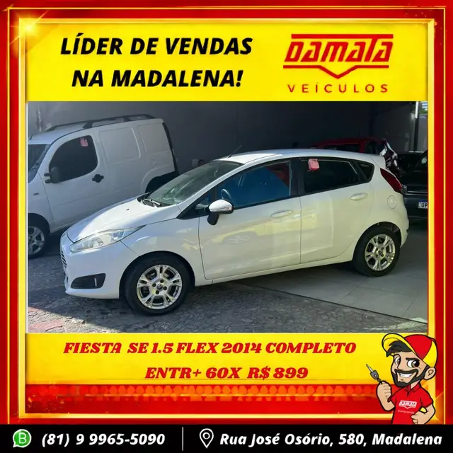 Carro Ford New Fiesta Hatch 2014 New Fiesta S 1.5 16V