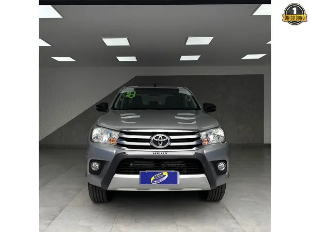Carro Toyota Hilux Cabine Dupla 2018 Hilux 2.7 SR CD 4x2 (Flex) (Aut)
