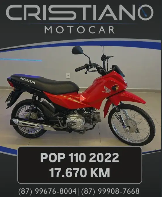 Moto Honda Pop 110i 2022 110i