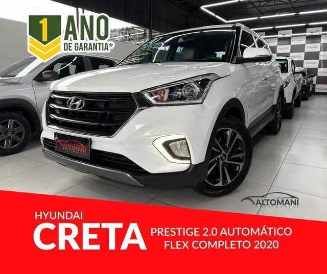 Carro Hyundai Creta 2020 Prestige 2.0 (Aut) (Flex)