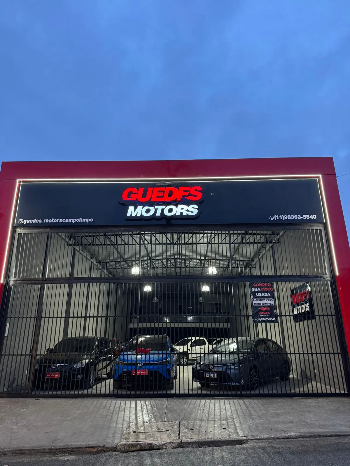 Fachada da loja Veículos à venda em GUEDES MOTOS - São Paulo - SP