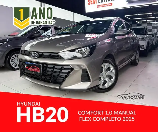 Carro Hyundai HB20 2025 Comfort 1.0 (Flex)