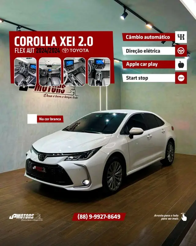Carro Toyota Corolla 2024 XEi 2.0