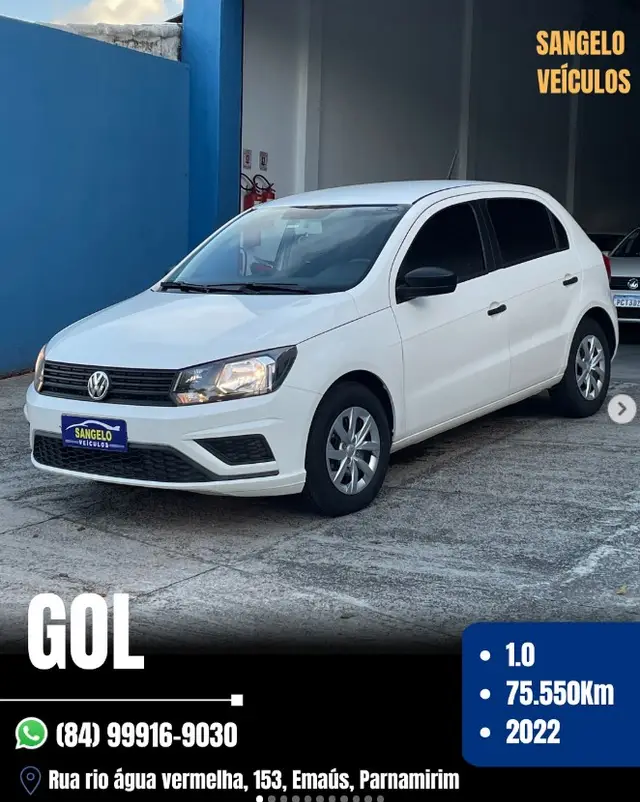 Carro Volkswagen Gol 2022 1.0 12v (Flex)