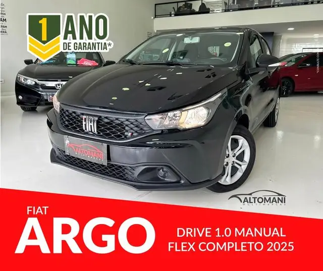 Carro Fiat Argo 2025 Drive 1.0