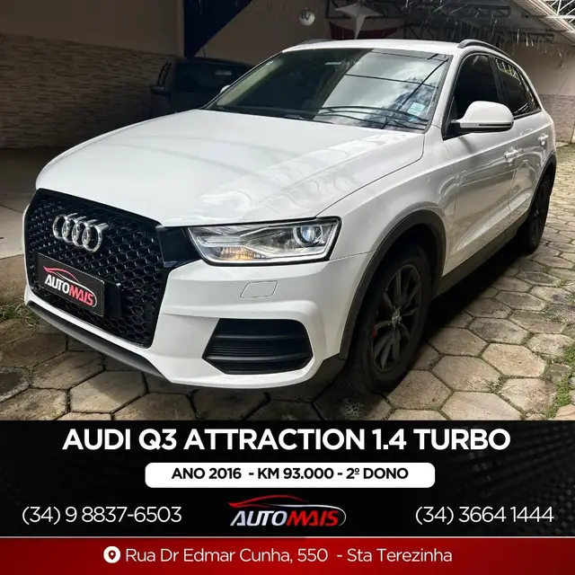 Carro Audi Q3 2016 1.4 TFSI Attraction S Tronic
