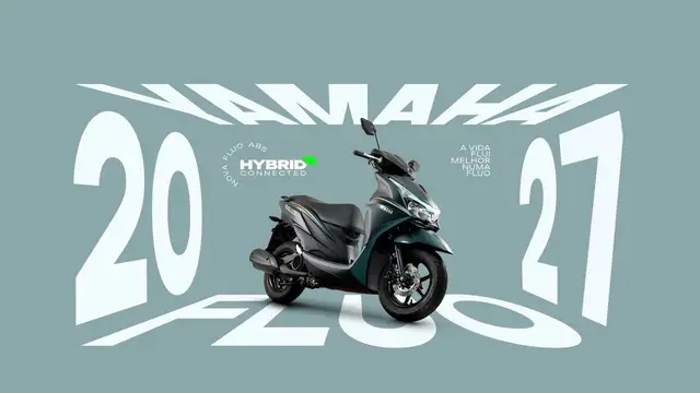Moto Yamaha Fluo 2026 Hybrid Connected