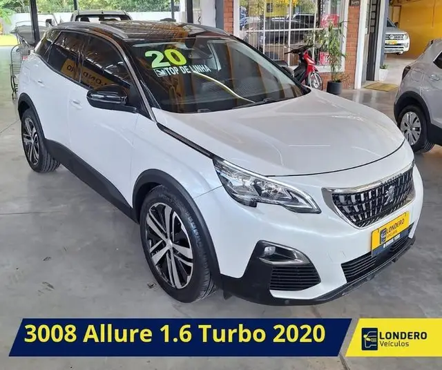 Carro Peugeot 3008 2020 1.6 THP Allure (Aut)