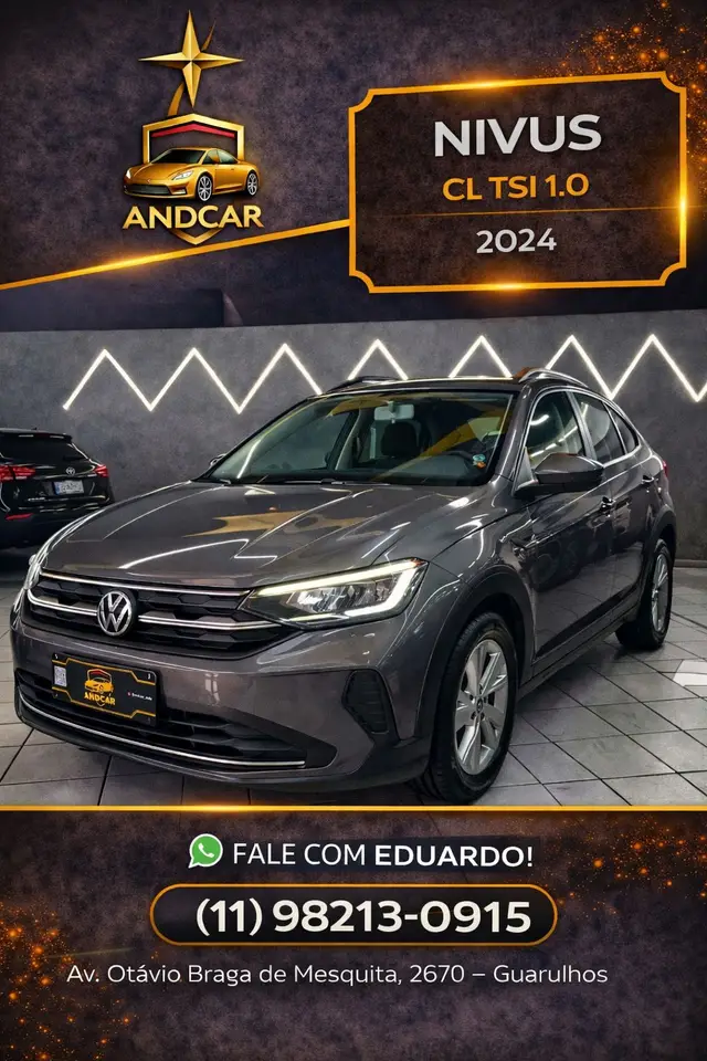 Carro Volkswagen Nivus 2024 Comfortline 200 TSI