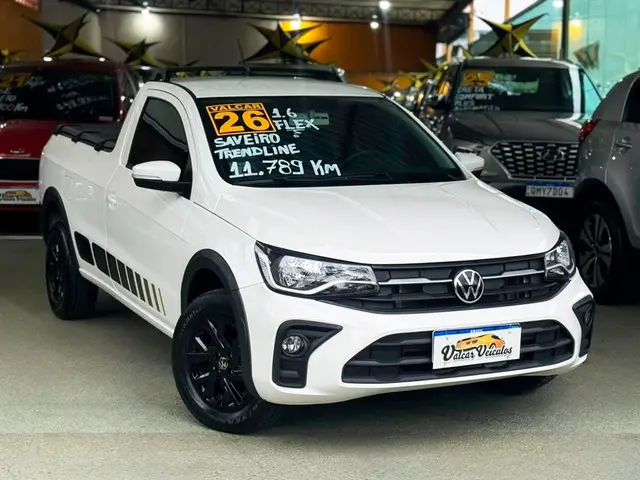 Carro Volkswagen Saveiro 2026 Trendline CS 1.6