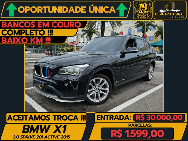 Carro BMW X1 2015 2.0 sDrive20i Activeflex