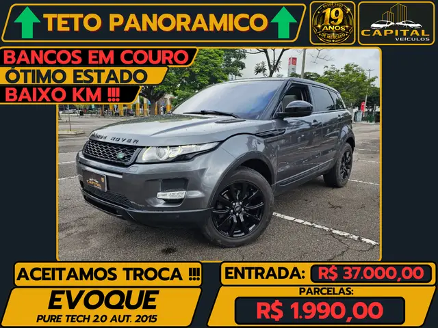 Carro Land Rover Range Rover Evoque 2015 2.0 Si4 Coupé Pure Tech Pack