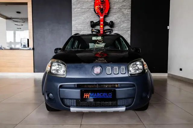 Carro Fiat Uno Mille 2012 Uno Mille Celeb. WAY ECON. 1.0 F.Flex 2p