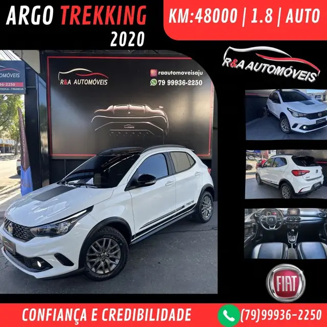 Carro Fiat Argo 2020 1.8 Trekking (Aut) (Flex)