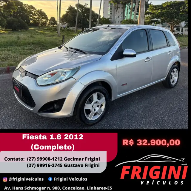 Carro Ford Fiesta Hatch 2012 1.6 (Flex)