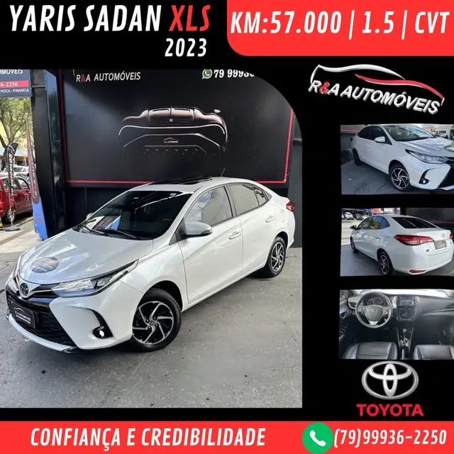 Carro Toyota Yaris Sedan 2023 XLS 1.5 Flex 16V 4p Aut.