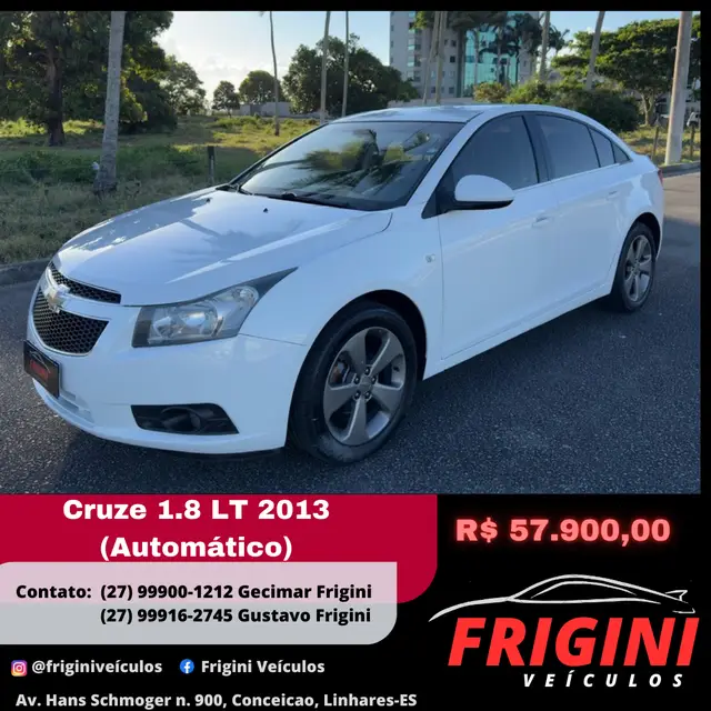 Carro Chevrolet Cruze 2013 LT 1.8 16V Ecotec (Flex)