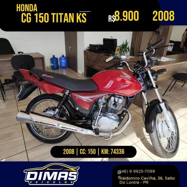Moto Honda CG 150 2008 Titan KS