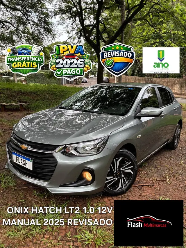Carro Chevrolet Onix 2025 LT 1.0