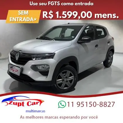 Carro Renault Kwid 2025 Zen 1.0 12v SCe (Flex)
