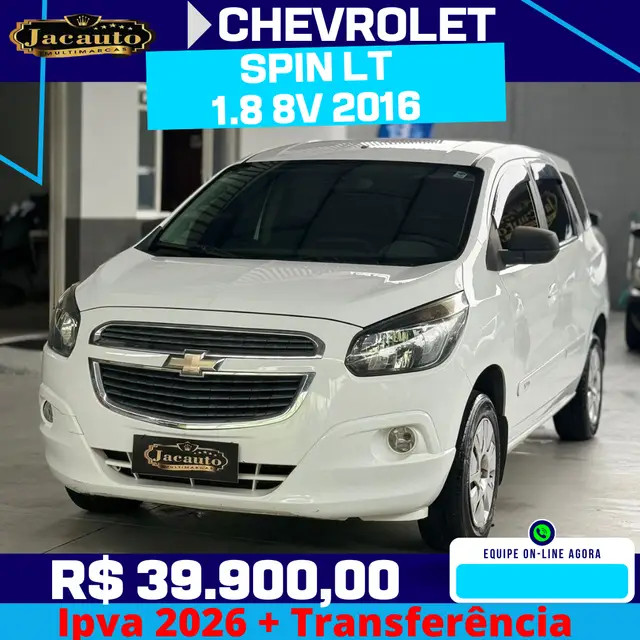 Carro Chevrolet Spin 2016 LT 5S 1.8 (Flex)