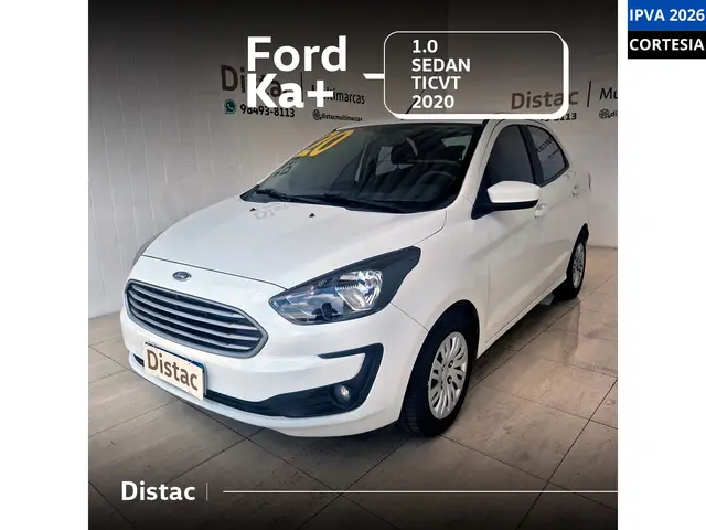 Carro Ford Ka 2020 1.0 SE Plus (Flex)
