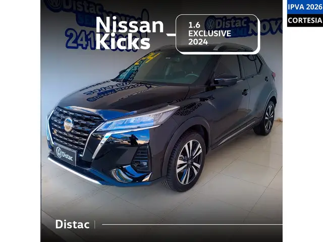 Carro Nissan Kicks 2024 Exclusive CVT 1.6 (Flex)
