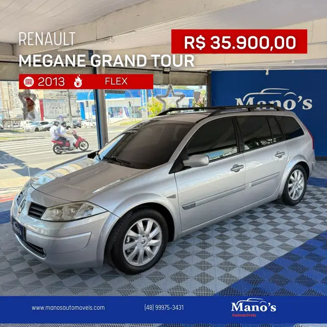 Carro Renault Megane Grand Tour 2013 Mégane Grand Tour Dynamique 1.6 16V (flex)
