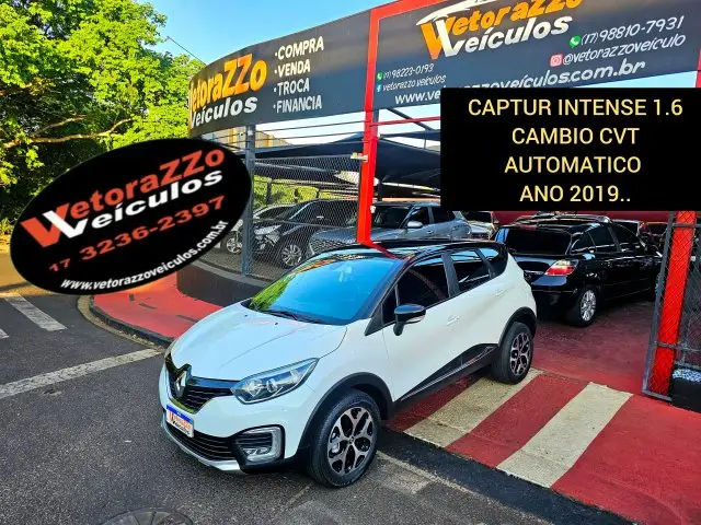 Carro Renault Captur 2019 Intense 1.6 16v SCe CVT (Flex)