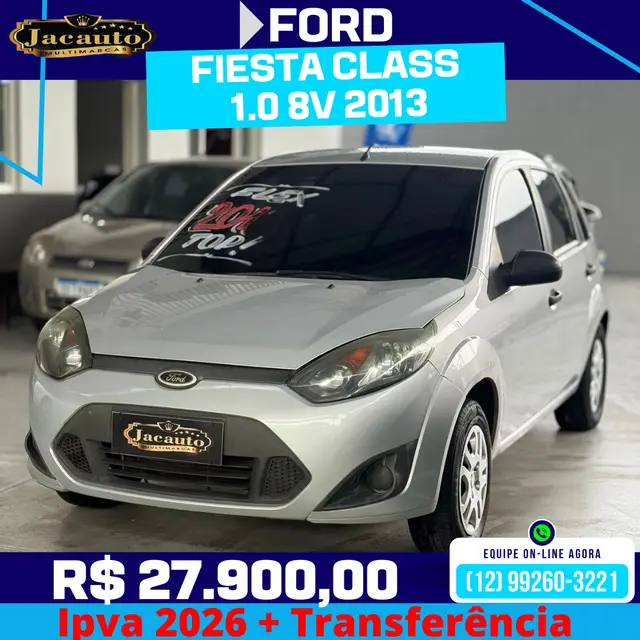 Carro Ford Fiesta Hatch 2013 Rocam 1.0 (Flex)