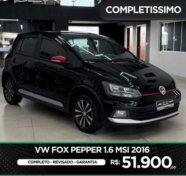 Carro Volkswagen Fox 2016 1.6 16v MSI Pepper (Flex)