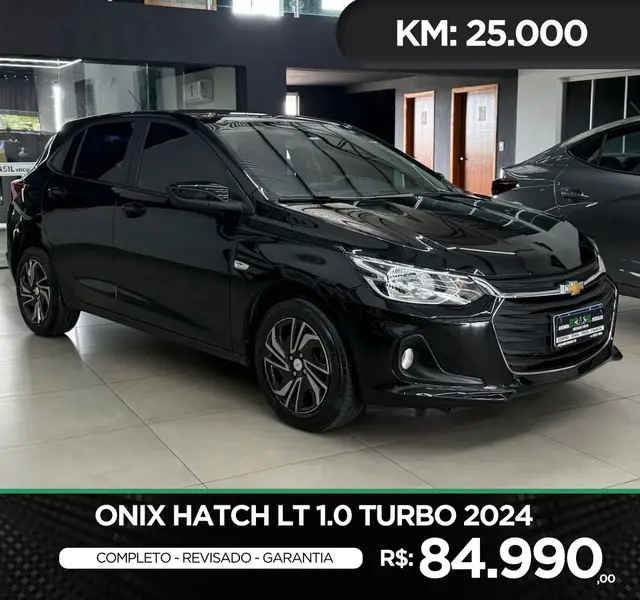 Carro Chevrolet Onix 2024 LT 1.0 Turbo (Aut.)